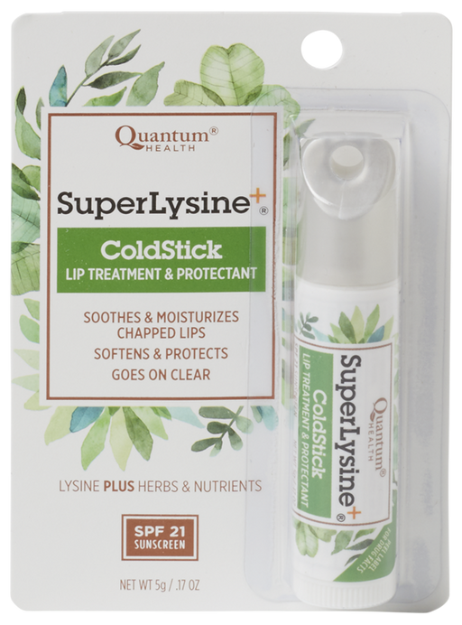 Quantum Super Lysine+ ColdStick, Protects Lips from the Sun which can trigger Cold Sores