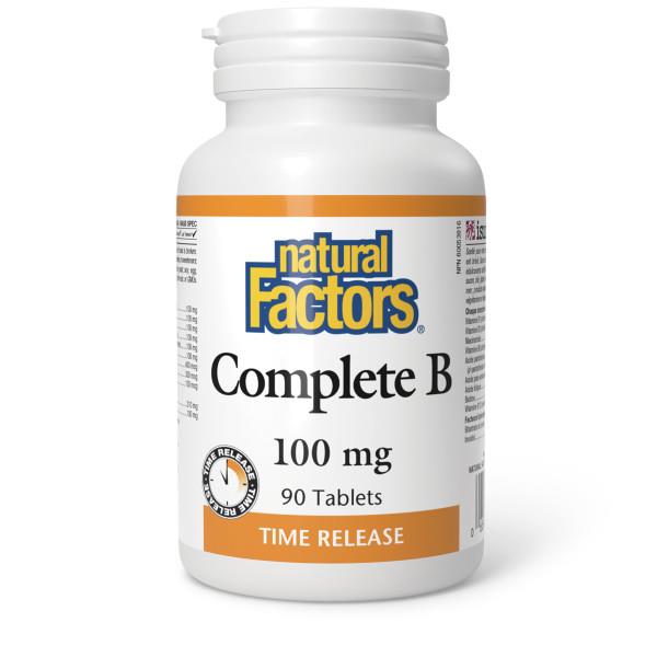 Natural Factors Complete B 100mg 90 tablets | YourGoodHealth
