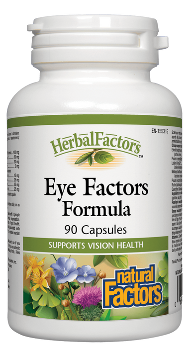 Natural Factors Eye Factors Formula 90 Capsules. For Cataracts and Macular Degeneration