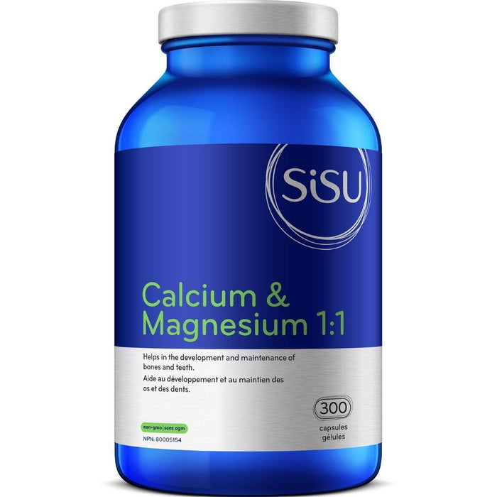 SISU Calcium & Magnesium 1:1 300 Caps | YourGoodHealth