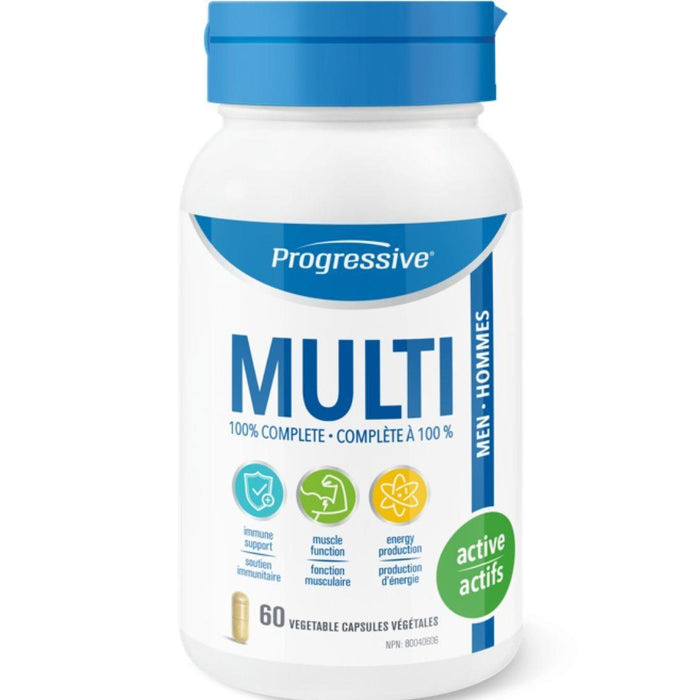 Progressive Mens Active Multivitamin 60 caps | YourGoodHealth