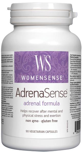 WomenSense AdrenaSense  90 Vegicaps. Supports Adrenals to help with Stress and promote uninterrupted Sleep