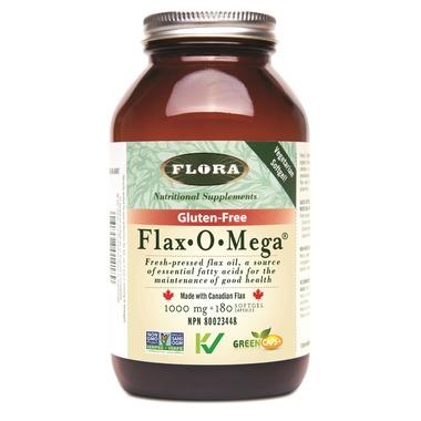 Flora Flax-O-Mega 180 Capsules