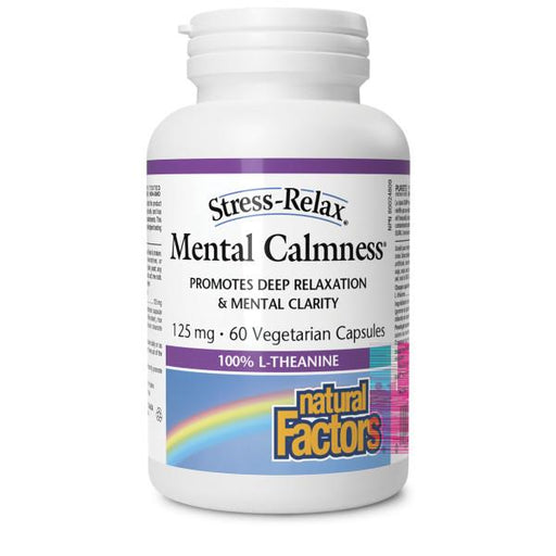 Natural Factors Menta Clamness (L-Theanine) 60 capsules | YourGoodHealth