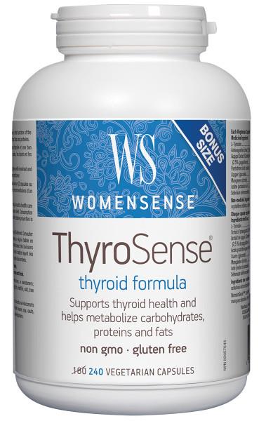 WomenSense ThyroSense Thyroid Support for low Thyroid.  <B><font color="red">Bonus Size 210 Capsules - 30 Capsules Free</B></font>