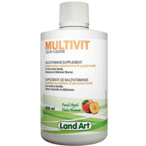 Land Art Liquid MultiVitamin 500ml. Peach Apple