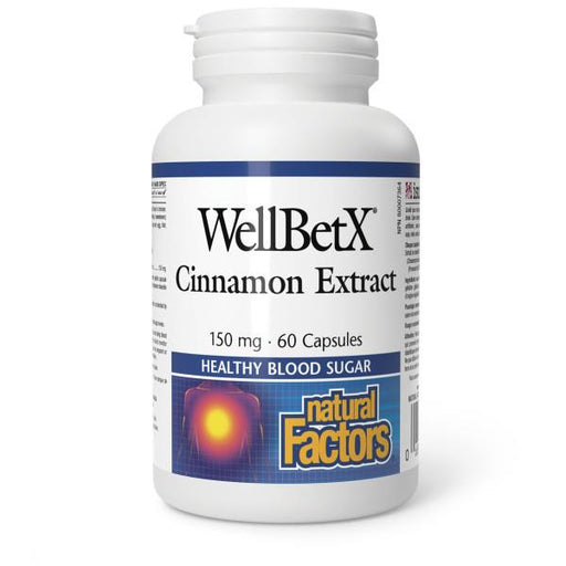 Natural Factors WellBetX Cinnamon Extract | YourGoodHealth