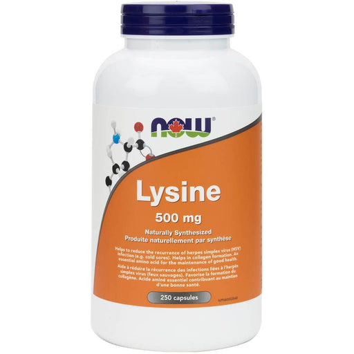 NOW Lysine 500 mg 250 capsules | YourGoodHealth