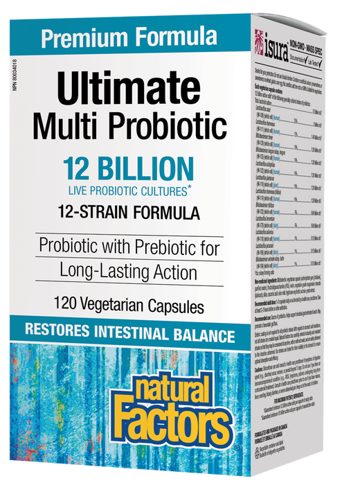 Natural Factors Ultimate Multi Probiotic 12 Billion 120 capsules