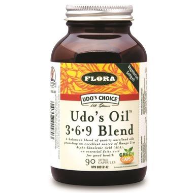 Flora Udo's Oil Omega 3+6+9 90 Capsules