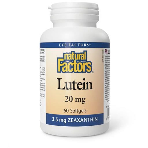 Natural Factors Lutein 20mg 60caps | YourGoodHealth