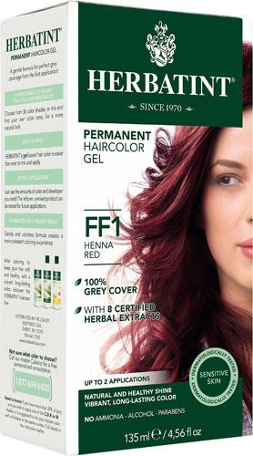 Herbatint Permanent Haircolor Gel FF1 Henna Red