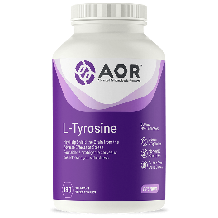 AOR L-Tyrosine 600mg 180 capsules