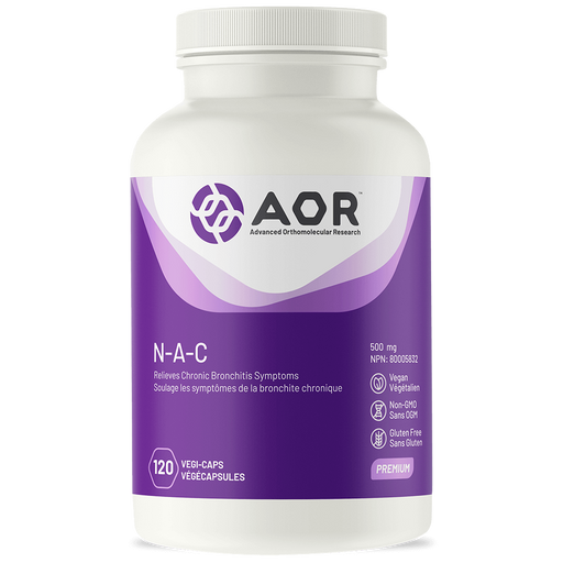 AOR NAC 500MG 120 capsules. For Lung Health