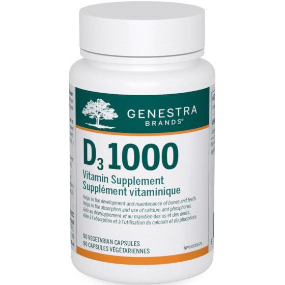 Genestra D3 1000 90 Capsules | YourGoodHealth