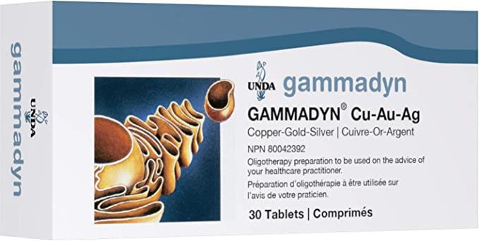 UNDA Gammadyn Cu-Au-Ag 30 tabs | YourGoodHealth