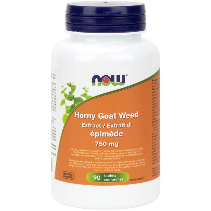 NOW Horny Goat 750mg 90 capsules | YourGoodHealth