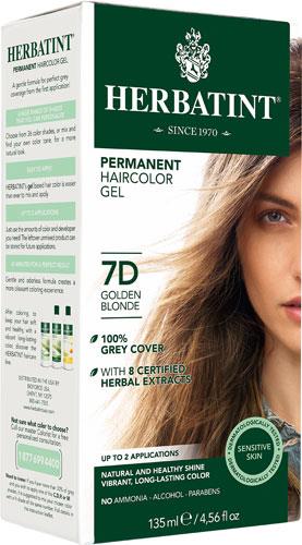 Herbatint Permanent Haircolor Gel 7D Golden Blonde