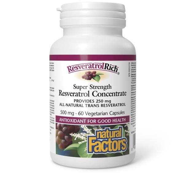 Natural Factors Resveratol 500mg | YourGoodHealth