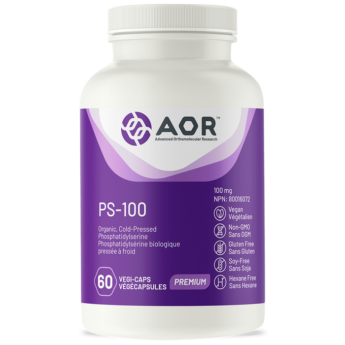 AOR PS 100 60 capsules. For Memory & Concentration