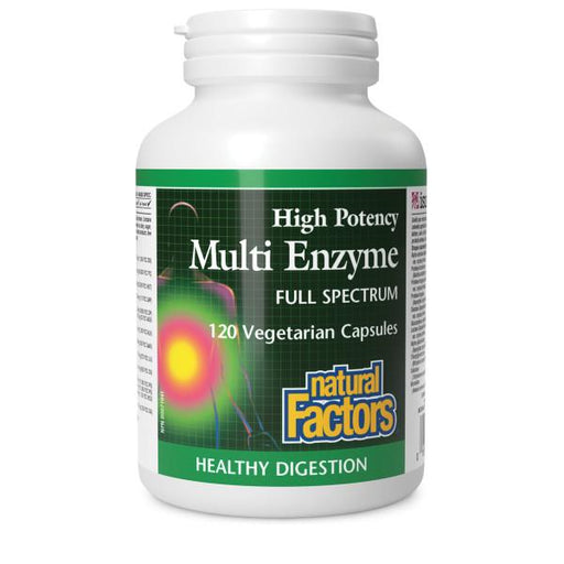 Natural Factors Multi Enzyme 120 capsules | YourGoodHealth