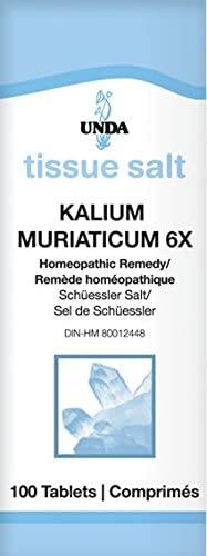 UNDA Kalium Muriaticum 6X 100 Tablets | YourGoodHealth