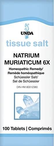 UNDA Tissue Salt Natrium Muriaticum 6X 100 Tablets | YourGoodHealth