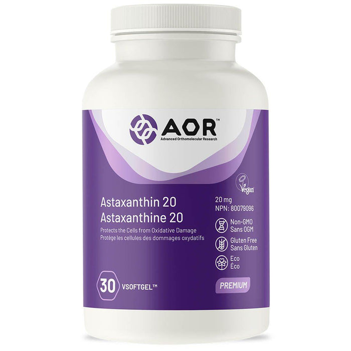AOR Astaxanthin 4mg 60capsules | YourGoodHealth