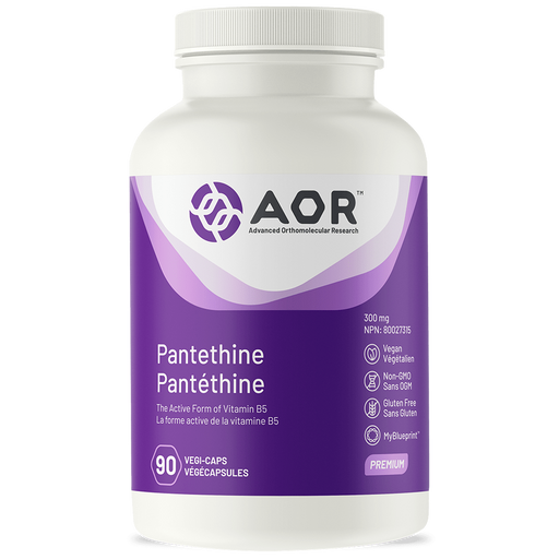 AOR Pantethine 90 capsules. Active form of B5