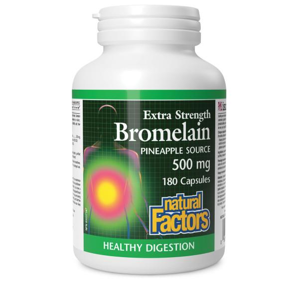 Natural Factors Bromelain 500mg 180 capsules | YourGoodHealth