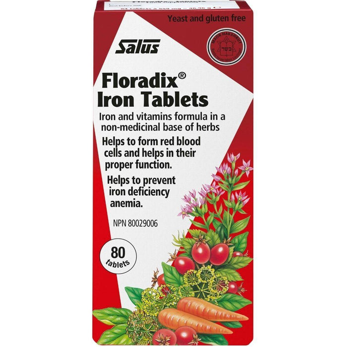 Salus Floradix Iron 80 Tablets | YourGoodHealth